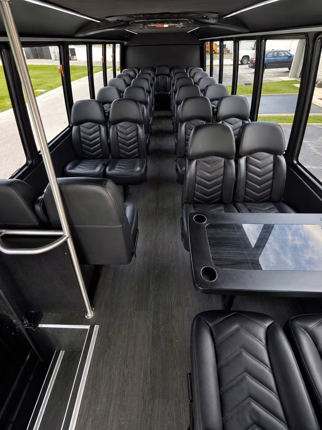 18 passenger minibus inside
