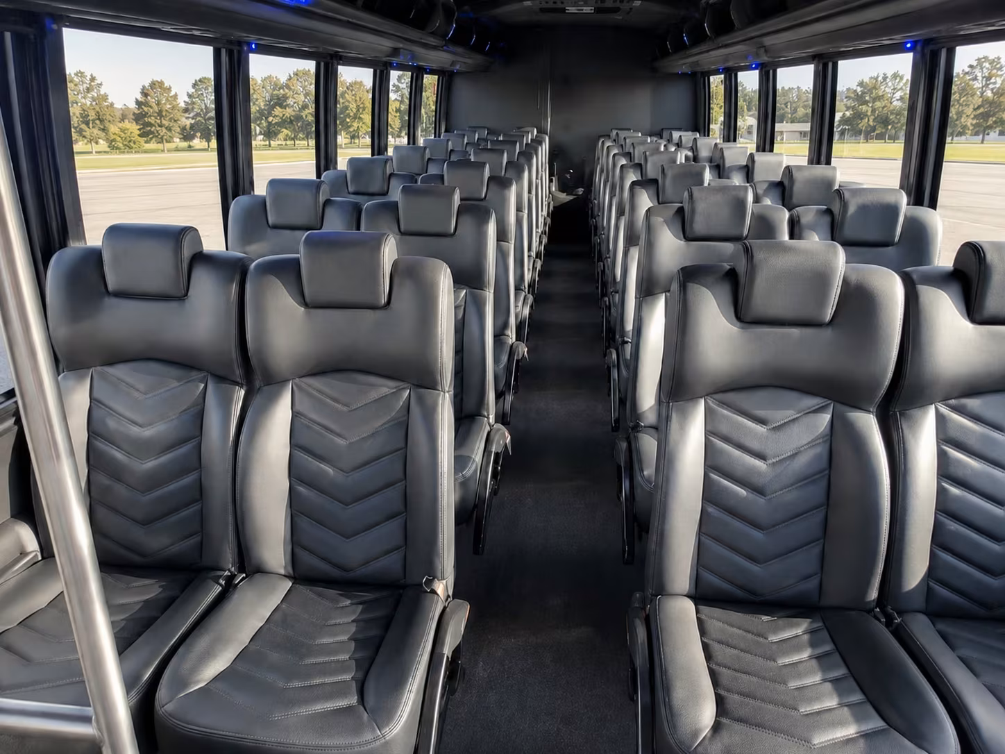 18 passenger minibus interior