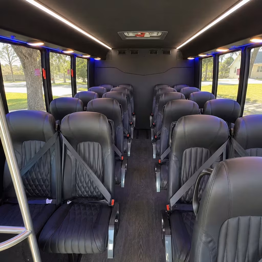 35 passenger minibus interior