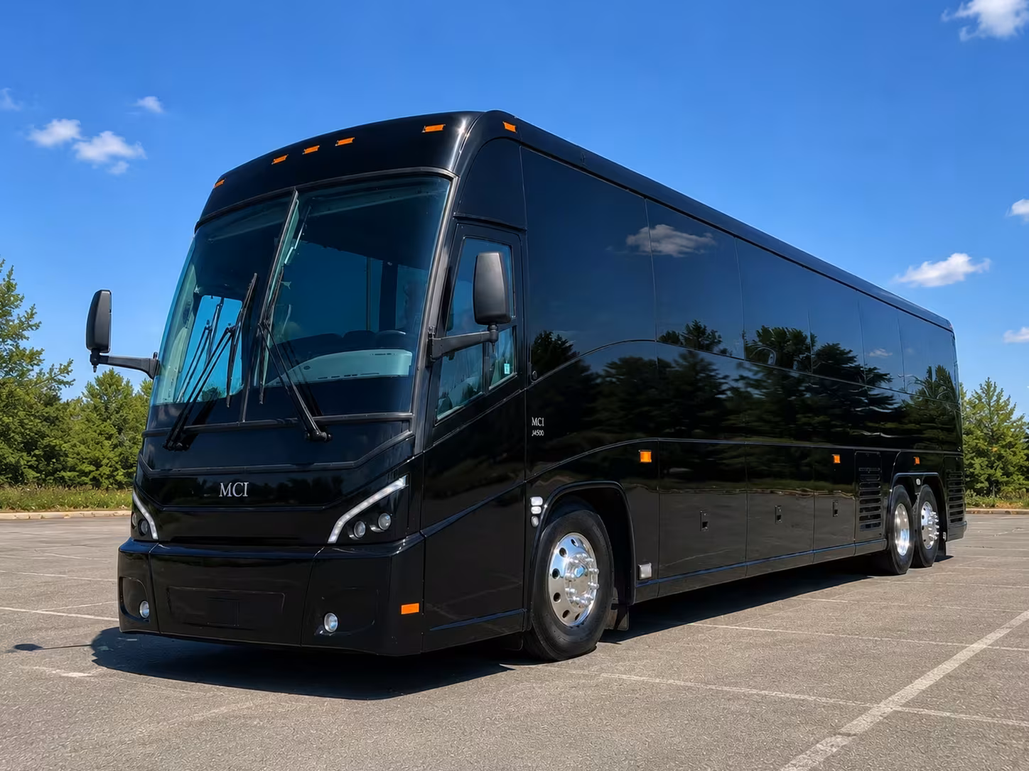 56 passenger charter bus