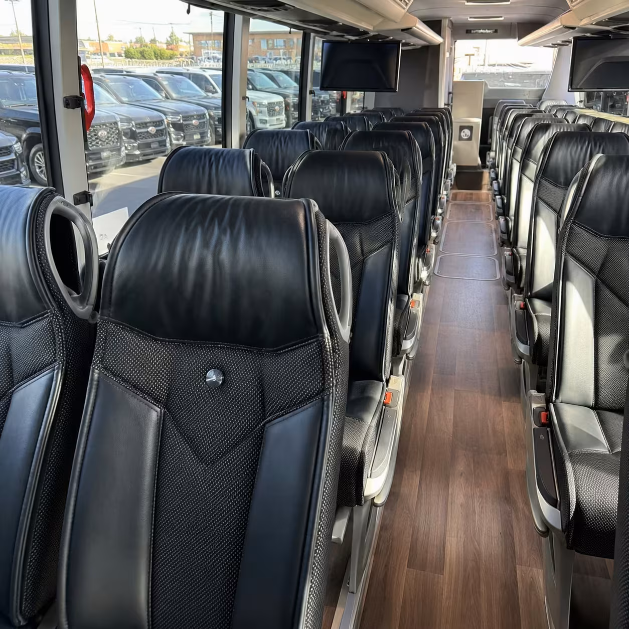 allentown charter bus interior
