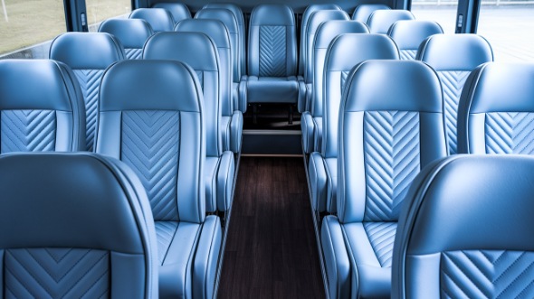 25 passenger minibus interior