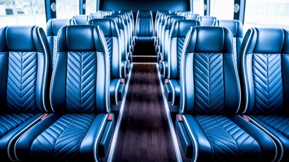 allentown 18 passenger minibus inside