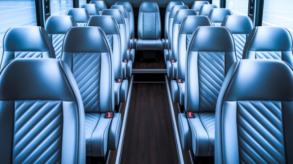 allentown 18 passenger minibus interior