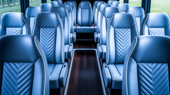 allentown 30 passenger minibus inside
