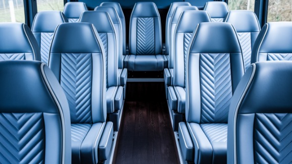 allentown 35 passenger minibus inside
