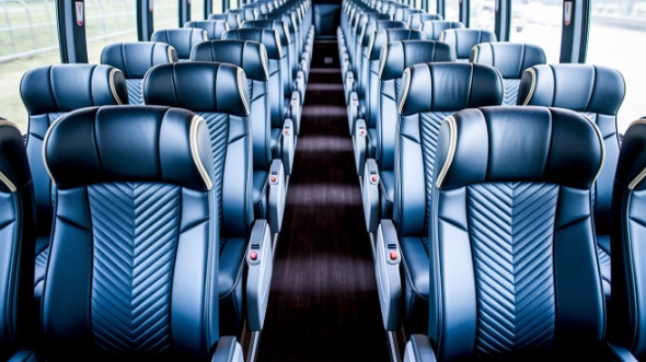 allentown 50 passenger charter bus inside