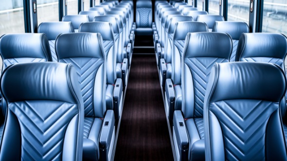 allentown 50 passenger charter bus interior